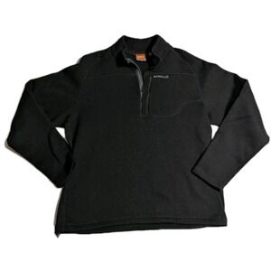 Merrell Mens XL Black Full Zip Fleece Jacket Outdoor Hiking Trail